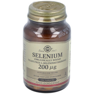 Selenio 200Mcg (Sin Levadura) 100Comp