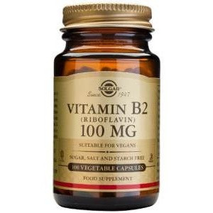 Solgar Vitamina B2 Riboflavina 100Mg 100Vcaps