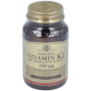 Vitamina K2 100Mcg.(Menaquinona-7) 50Cap.Veg