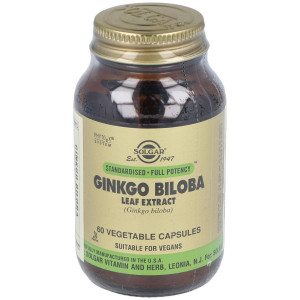 Solgar Ginkgo Biloba Extracto De Hoja 60Vcaps