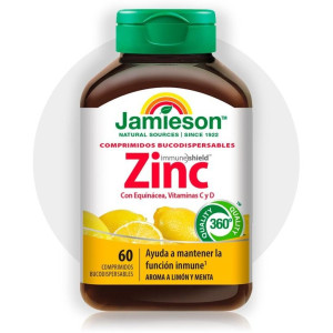 Jamieson Zinc Con Vitamina C Y D 60 Comprimidos