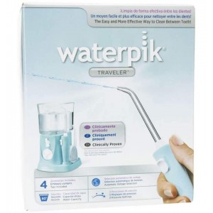 Irrigador Bucal Electrico - Waterpik Wp- 300 Traveler Con Adaptador (Viajes Blue)