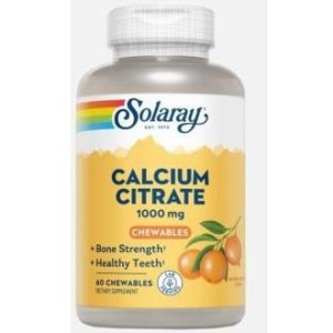 Calcium Citrate 1000 Mg Comprimidos Masticables Naranja 60 U