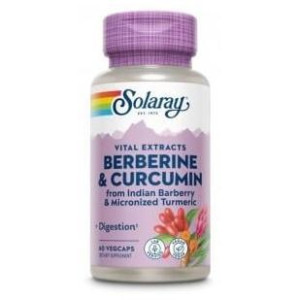 Solaray Berberine Y Curcumin 600Mg 60Caps