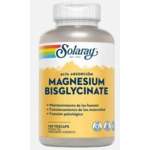 Solaray Magnesium Bisglycinate 120Caps