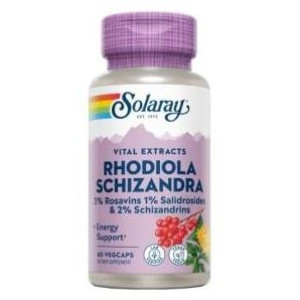 Solaray Rhodiola Schizandra 500Mg 60Caps