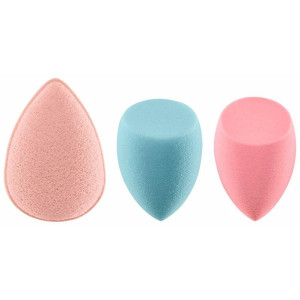 Real Techniques Sponge+ Pro-Matte Poreless Perfection Kit 3Uds