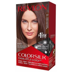 Revlon Kit Tinte Colorsilk 27 Castaño Calido Profundo