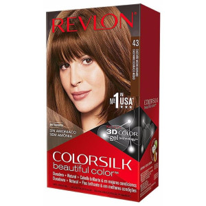 Revlon Kit Tinte Colorsilk 43 Castaño Medio Dorado