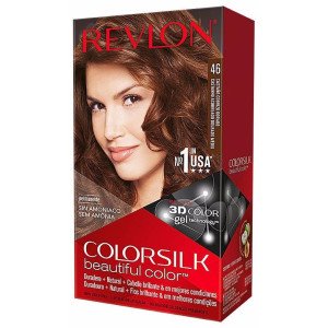 Revlon Kit Tinte Colorsilk 46 Castaño Cobrizo Dorado