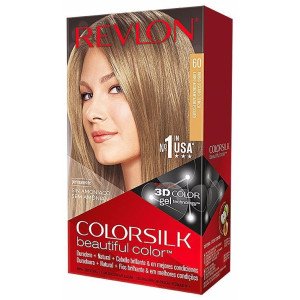 Revlon Kit Tinte Colorsilk 60 Rubio Oscuro Cenizo