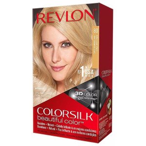 Revlon Kit Tinte Colorsilk 80 Rubio Medio Cenizo