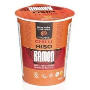 King Soba Vaso Ramen Miso Chili Sin Gluten 85G