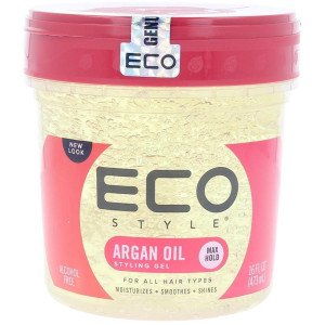 Eco Styler Gel Fijador Aceite Argán Sin Alcohol Fuerte 473Ml