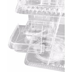 Iko Organizador Maquillaje Rectangular Con Cajón 1Ud