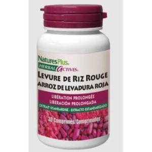 Natures Plus Levadura Arroz Roja 30Comp