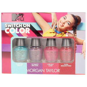 Morgan Taylor Set Switch On Color Esmalte Uñas 4X5Ml