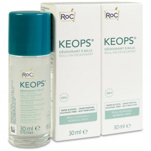 Pack Roc Keops Desodorante Roll On Piel Normal, 2 Unidades X 30 Ml