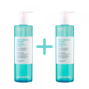 Duplo Purify Essential Cleanser, 400 ml. + 400 ml. - Sensilis