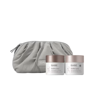 Rutina Healthy Aging+ Dia y Noche:Healthy Aging+ Crema Multi Protectora Tensora de Día SPF 30 , 50 ml + Healthy Aging+ Crema Multi Reparadora Renovadora de Noche, 50 ml. - BABE