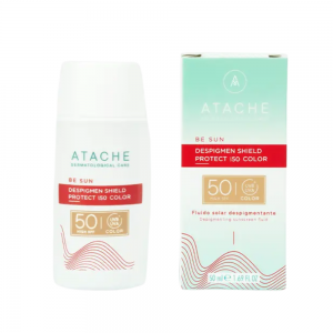 Be Sun Despigmen Shield Protect SPF 50 con color, 50 ml. - Atache