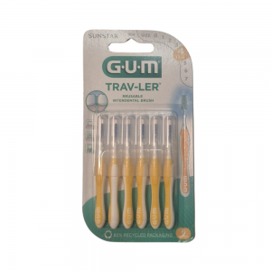 GUM Cepillo Interdental Trav-ler de 1.3 mm, 6 un. - Sunstar