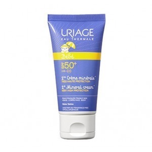 1ére Créme Minérale SPF50+, 50 ml. - Uriage