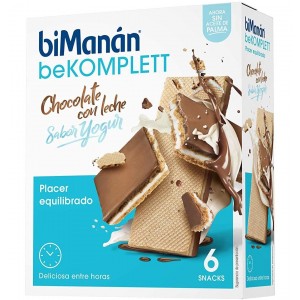 Bimanan Snack Chocolate C Leche (6 Biscuits 20 G Sabor Yogur)