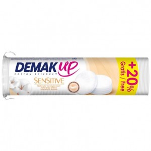Demak Up Sensitive Discos Desmaquillantes Redondos 72Uds