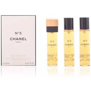 Nº 5 Eau De Toilette Recargas Vaporizador Para El Bolso 3 X 20 Ml