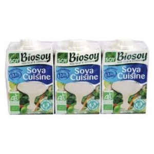 Crema De Soja Cuisine Para Cocinar 3Uds. Bio