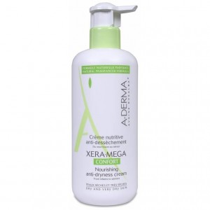 A-Derma Xera-Mega Crema Nutritiva Antisequedad, 400 Ml