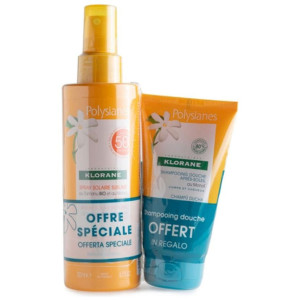 Klorane L'Huile Sèche Solaire Spf50 200Ml+ Gel Douche 75Ml