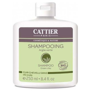 Cattier Champú Cuero Cabelludo Graso Arcilla Verde 250Ml