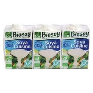 Crema De Soja Cuisine Para Cocinar 3Uds. Bio