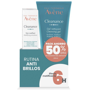 Cleanance Mat Seborregulador + Gel Limpiador Lote 2 Pz