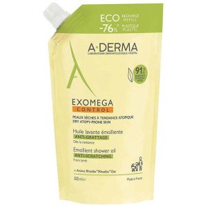 A-Derma Exomega Control Eco Recarga Aceite De Ducha 500Ml