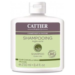 Cattier Champú Cuero Cabelludo Graso Arcilla Verde 250Ml