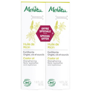 Huiles De Beaute Bio Huile De Ricin Duo 2 X 50 Ml