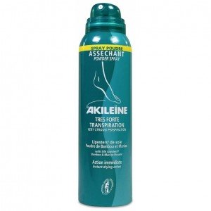 Akileïne Verde Spray Polvos De Secado, 150 Ml