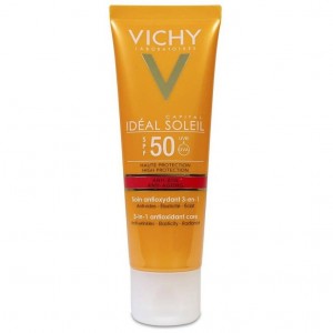 Vichy Ideal Soleil Cuidado Protector Antiedad 3En1 Spf50 50Ml