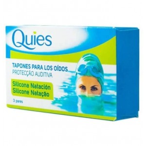 Tapones Oidos Silicona Natacion - Quies (Estandar 6 Unidades)