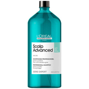 L'Oréal Scalp Advanced Anti-Oiliness Dermo-Purifier Shampoo 1500Ml