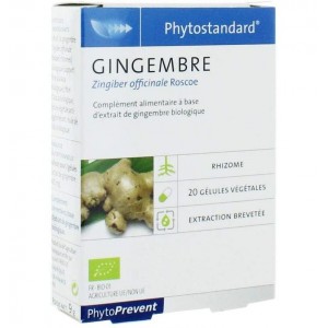 Phytostandard Jengibre (20 Capsulas Vegetales)