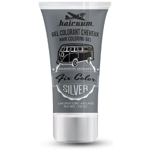Hairgum Fix Color Gel Colorante Cabello Plateado 30Ml