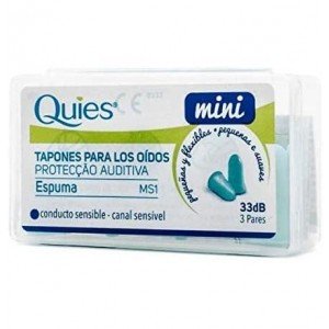 Tapones Oidos Espuma - Quies Ms1 (Mini 3 Pares)