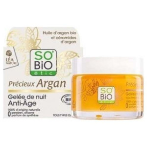 So'Bio Étic Gel Noche Antiedad Argan 40Ml