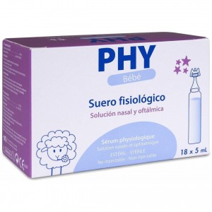 Phy Suero Fisiologico Bebe Monodosis 5 Ml 18 U