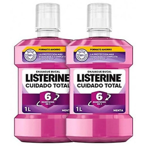 Listerine Cuidado Total Duplo Enjuague Bucal 1L+1L