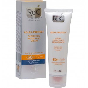 Roc Soleil Protect Crema Nutritiva Intensa - Spf 50+ (1 Envase 50 Ml)
